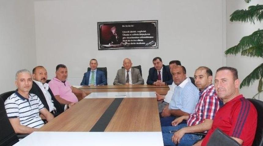 Gto Başkanı Bartık Ve Uluslararası Nakliyecilerinden G&uuml;mr&uuml;k M&uuml;d&uuml;r&uuml;&rsquo;ne Ziyaret