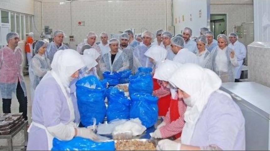 Balkant&uuml;rksiad&rsquo;dan Kardelen Kestane Şekeri Tesisine Ziyaret