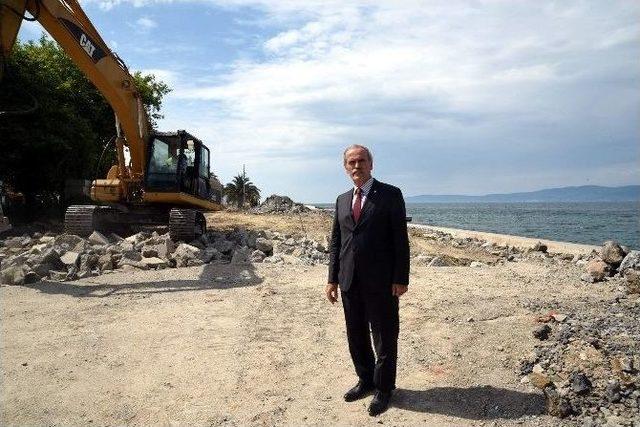 Mudanya Sahilinde Düğüm Nihayet Çözüldü, İmalat Başladı