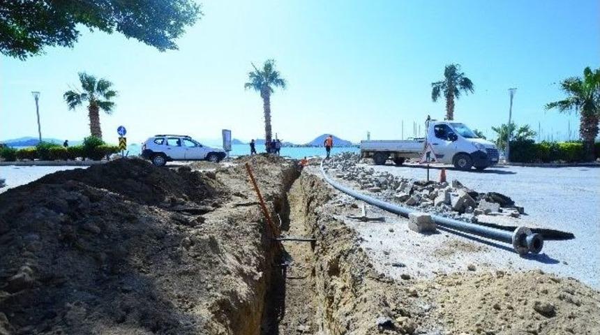 Turgutreis’te 4 Km İçme Suyu Hattı Yenileniyor
