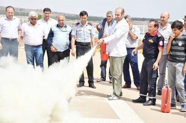 Hastanede Yangın Tatbikatı Düzenlendi