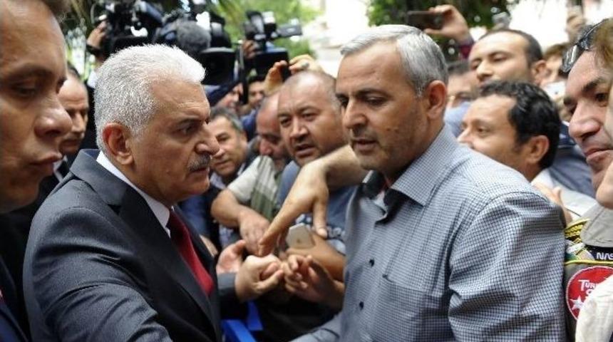 Başbakan Yıldırım, Patlamanın Yaşandığı Yerde İncelemelerde Bulundu