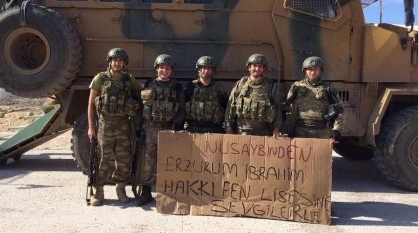Erzurumlu &Ouml;ğrencilerden Nusaybin&rsquo;deki Mehmet&ccedil;iğe Moral
