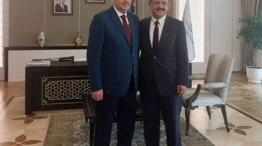 Başkan To&ccedil;oğlu&rsquo;ndan Bakan &Ouml;zhaseki&rsquo;ye Hayırlı Olsun Ziyareti