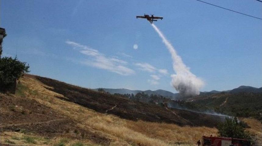 Askeri Birlik Alanında Korkutan Yangın