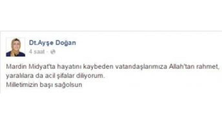 Milletvekili Ayşe Doğan&rsquo;dan Ter&ouml;re Tepki