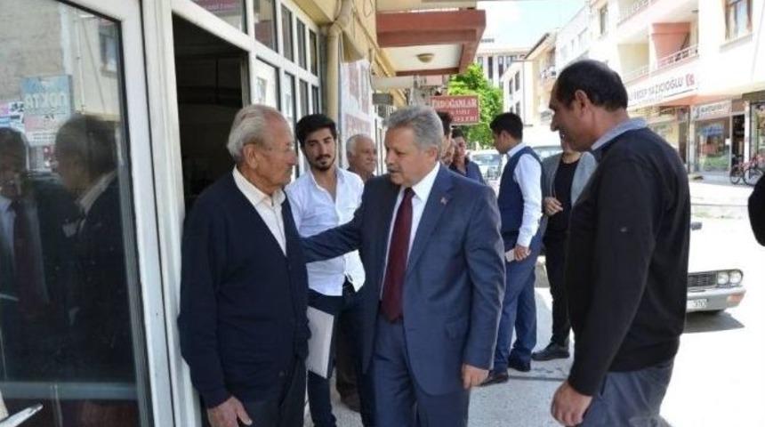 Vali Kahraman Veda Ziyaretlerine Esnaf Ve Vatandaşlardan Başladı