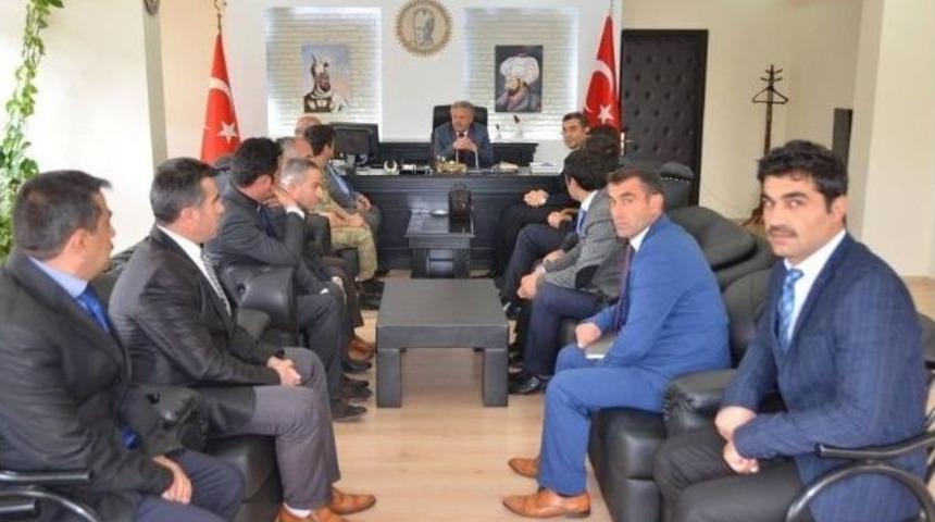 Vali Kahraman, İl&ccedil;elerde Veda Ziyaretlerinde Bulundu