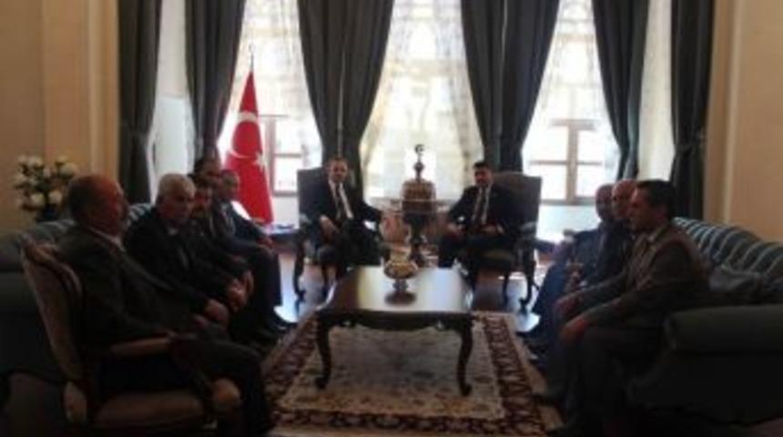 Vali &Ccedil;ataklı, İl Genel Meclisi Başkan Ve &Uuml;yelerini Kabul Etti