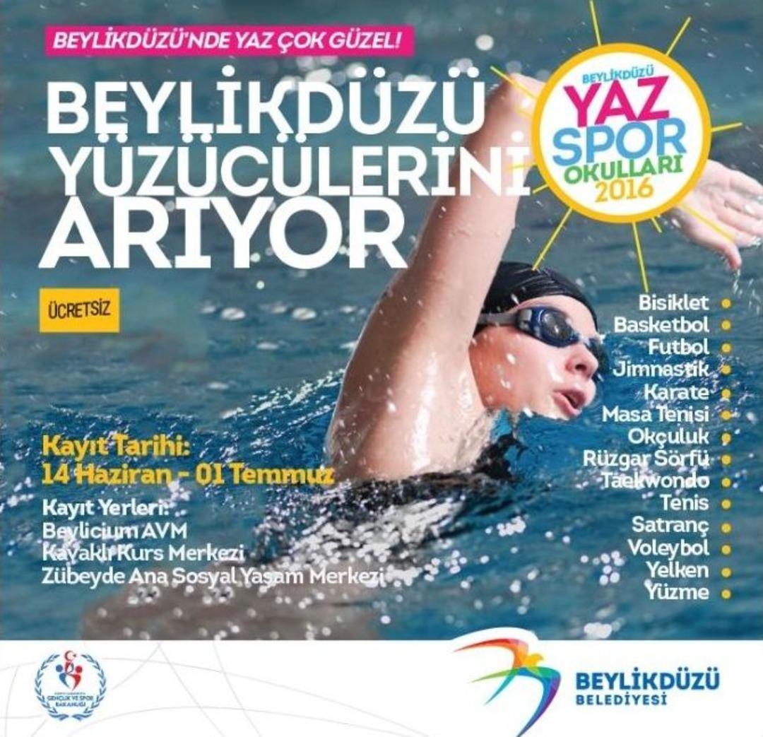 &Uuml;cretsiz Yaz Spor Okulları İ&ccedil;in Beylikd&uuml;z&uuml;&rsquo;nde Kayıtlar Başlıyor