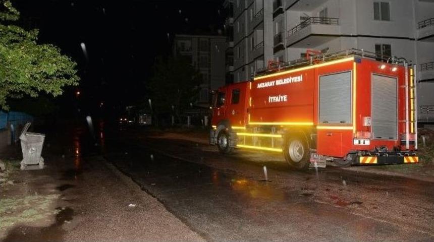 Aksaray&rsquo;da Trafo Yangını