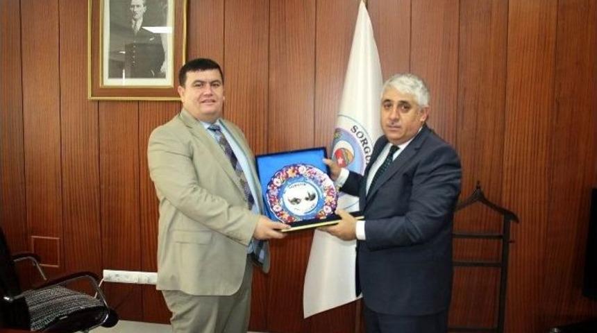 Kaymakam Arslantaş&rsquo;tan Başkan Şimşek&rsquo;e Veda Ziyareti