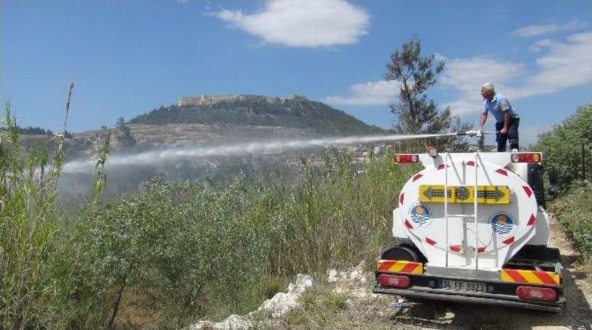 Silifke&rsquo;de Yangın