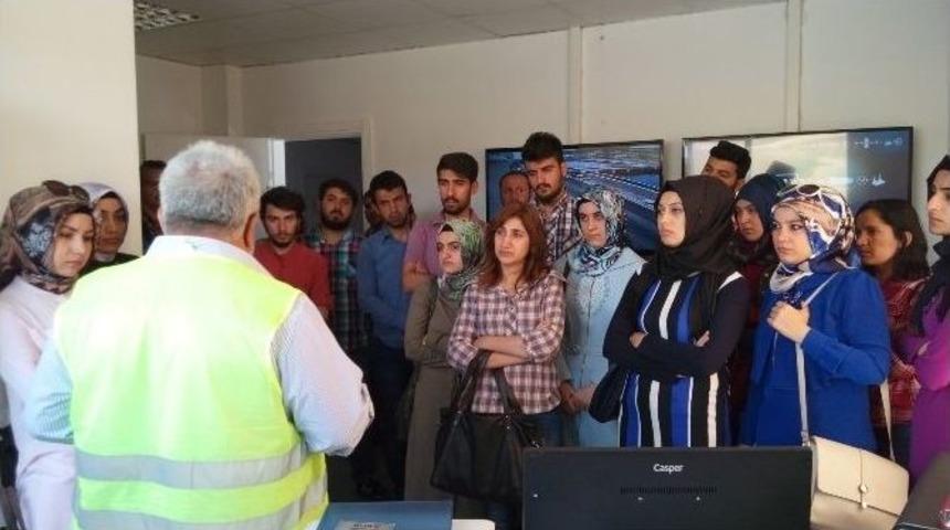 &Uuml;niversite &Ouml;ğrencilerinden Atık Su Arıtma Tesisine Teknik Gezi