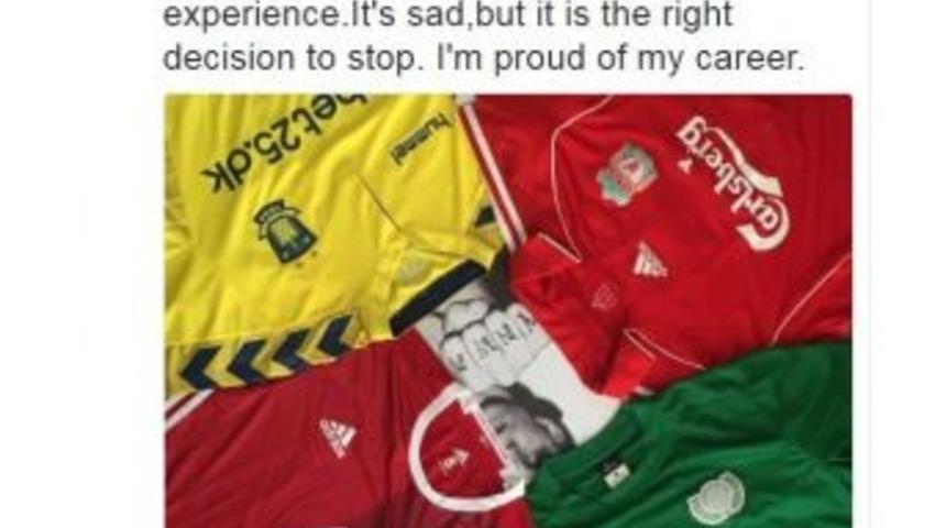 Agger Futbolu Bıraktı