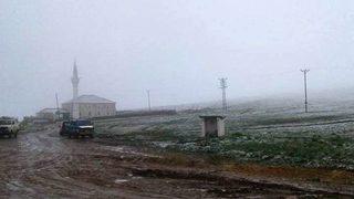 Gümüşhane’nin Yüksek Kesimlerine Haziran Ayında Kar Yağdı