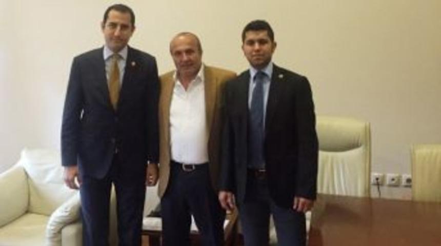 Savcı Kara Ve Aydın&rsquo;dan Başkan Arslan&rsquo;a Veda Ziyareti