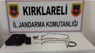 Kırklareli’nde Dedektör Ele Geçirildi