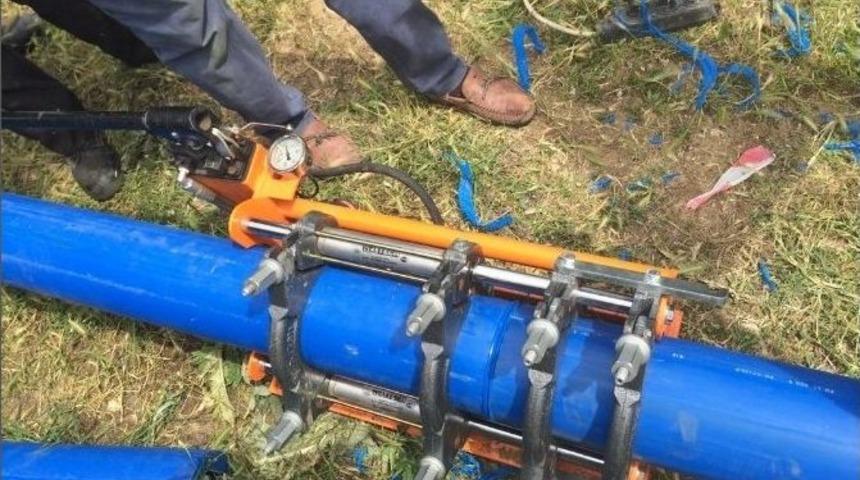 G&ouml;rdes&rsquo;e 290 Bin Liralık Damla Sulama Sistemi