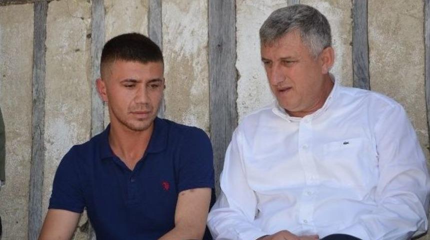 Başkan Sarıalioğlu’ndan Terörle Mücadelede Yaralanan Uzman Çavuş Kurt’a Ziyaret