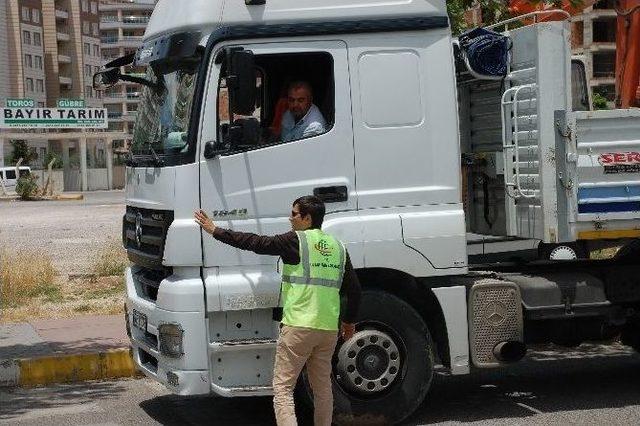 Ulaştırma Bölge Müdürlüğü Ekipleri Ağır Tonajlı Araçları Denetledi