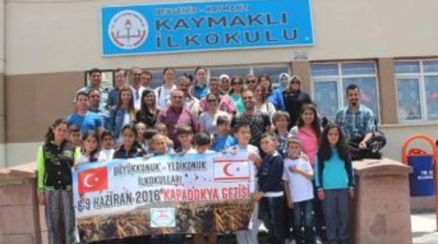 Kıbrıs B&uuml;y&uuml;kkonut Kasabası Kardeş Şehir Kapsamında Kaymaklı Kasabasını Ziyaret Etti