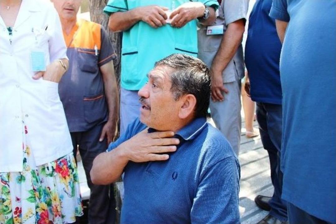 Bodrum&rsquo;da Hasta, Temizlik İş&ccedil;isini Darp Etti