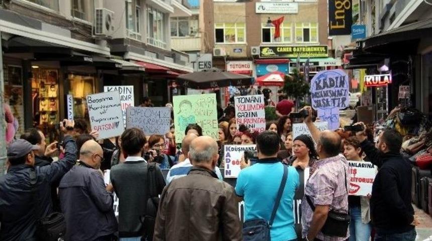 Kadın Eylemcilere &ldquo;sizin Kocanız Nerede&rdquo; Tepkisi