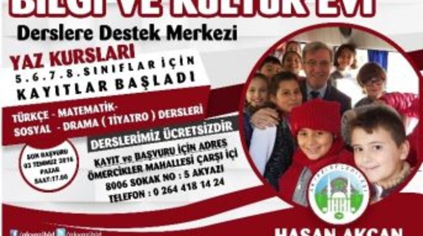 Bilgi K&uuml;lt&uuml;r Evi Yaz Kursları Kayıtları Başlıyor