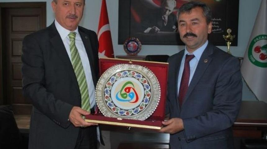 Başkan Cavit Erdoğan’a Veda Ziyareti