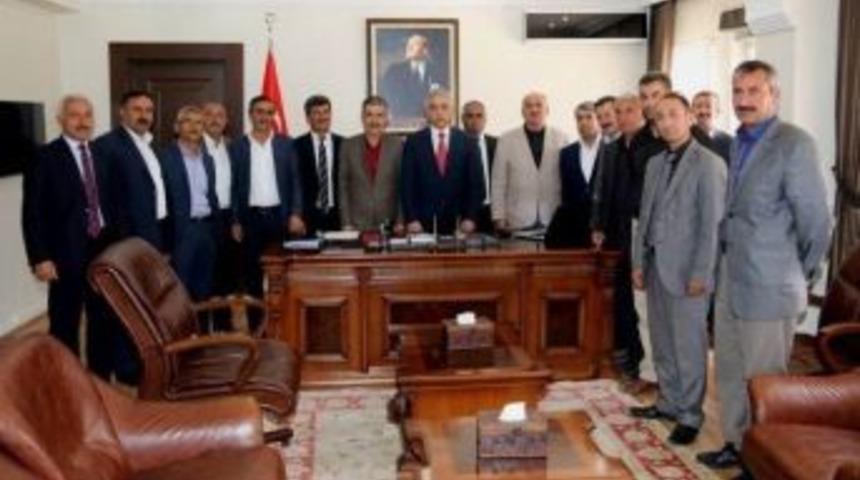 Muhtarlardan Vali Toprak&rsquo;a Ziyaret
