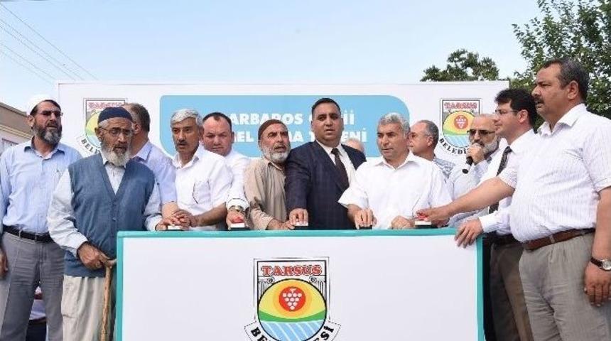 Tarsus&rsquo;ta Barbaros Camii Temeli T&ouml;renle Atıldı