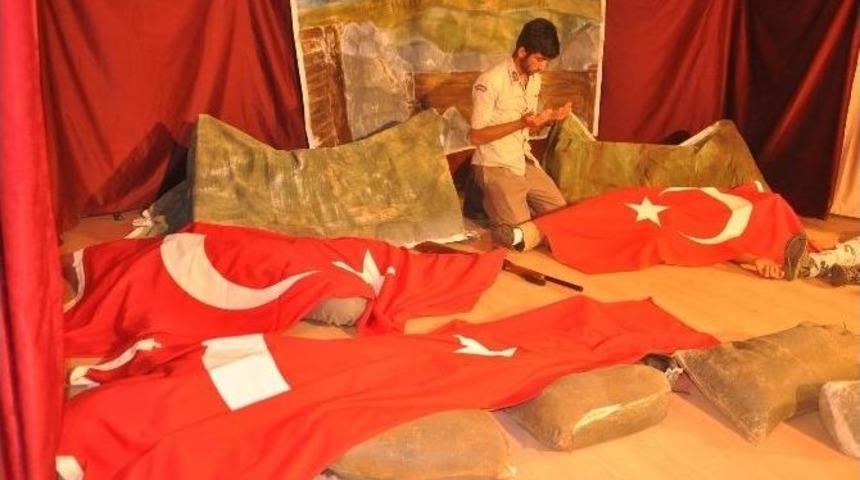 &ldquo;şehitler &Ouml;lmez &Ccedil;anakkale Ge&ccedil;ilmez&rdquo; Oyunu Beğeni Topladı