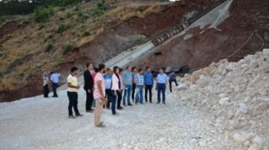 &Ouml;zg&uuml;r, Adrasan Baraj İnşaatında İncelemede Bulundu