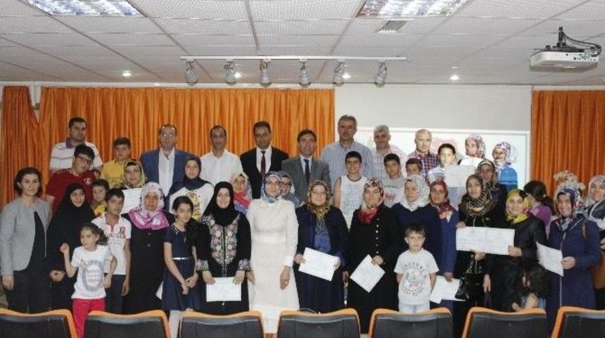 12-18 Yaş Aile Eğitimi Kursu Sertifika T&ouml;reni Yapıldı