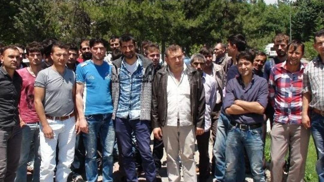 Maden İş&ccedil;ilerinden &rsquo;maaş&rsquo; Eylemi