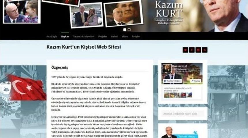 Başkan Kazım Kurt’un Kişisel Web Sitesi Yayında