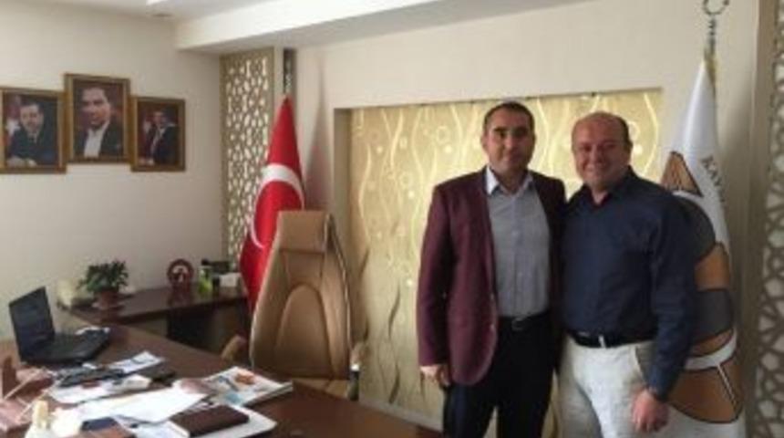 &Ouml;zmen&rsquo;den Kaymaklı Belediye Başkanı Elma&rsquo;ya Ziyaret