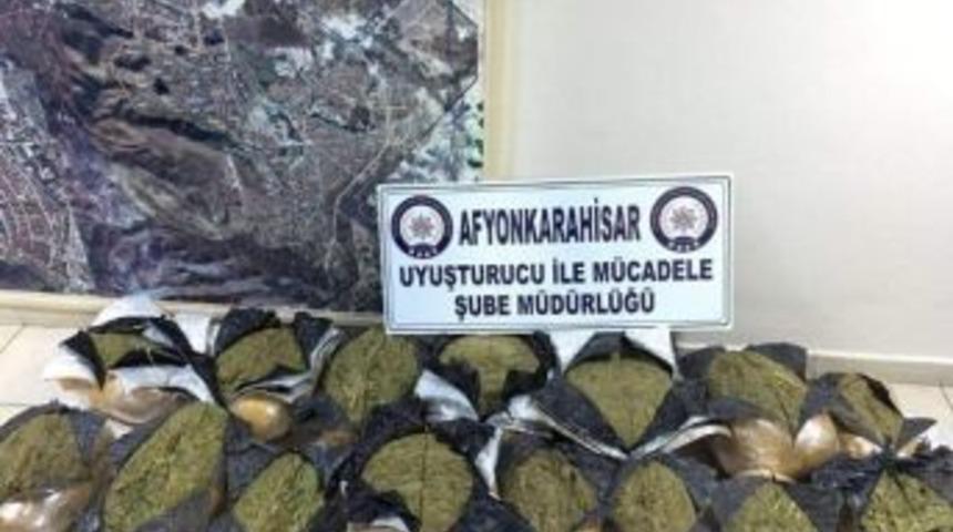 Afyonkarahisar&rsquo;da Polis 113 Kilogram Esrar Ele Ge&ccedil;irdi