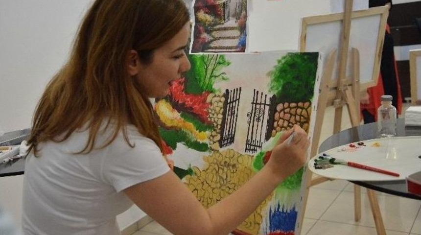 İlham &Ccedil;arşısı Resim Kursu A&ccedil;tı