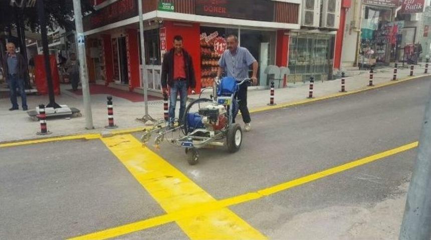 Bolu&rsquo;da Yol &Ccedil;izgileri Yeniden &Ccedil;iziliyor