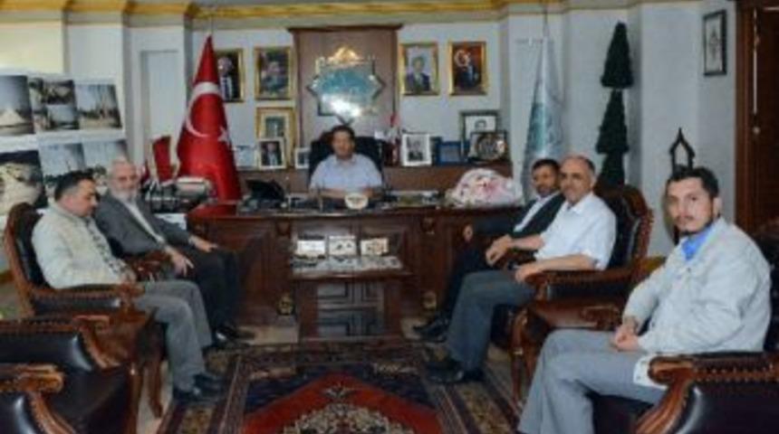 Aksaray M&uuml;ft&uuml;s&uuml;nden, Başkan Yazgı&rsquo;ya Ziyaret