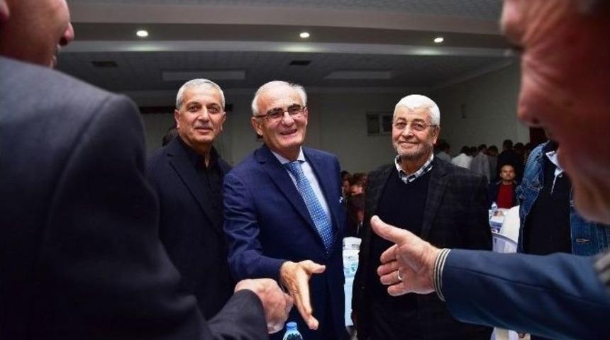 Tekkek&ouml;y&rsquo;de Başkan Yılmaz&rsquo;a B&uuml;y&uuml;k İlgi