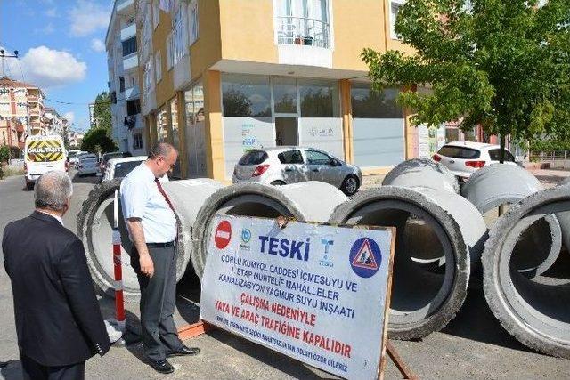 Teski, Çorlu’da Dev Altyapı Hamlesini Başlattı