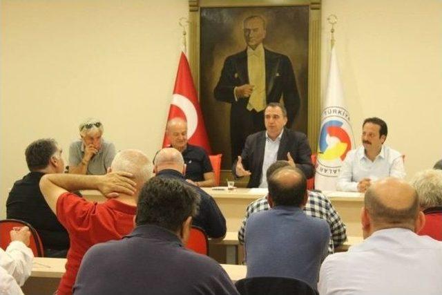 Başkan Rahmi Gençer, Osb Yatırımcıları İle Bir Araya Geldi