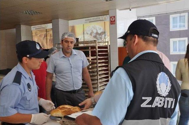 Zabıta Ekiplerinden Ramazan Pidesi Gramajı Denetimi