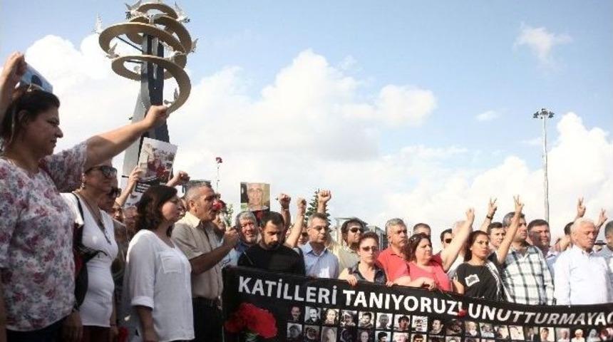 Ankara&rsquo;da Mitingde &Ouml;len Vatandaşlar Barış Anıtı&rsquo;nda Anıldı