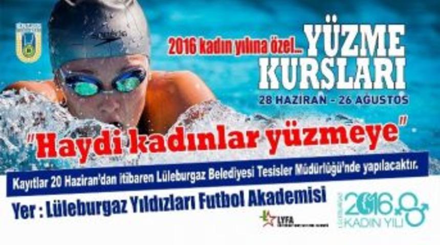 Kadınlara &Ouml;zel Y&uuml;zme Kursu