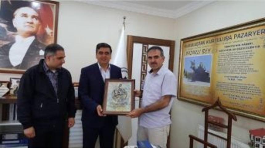 Başkan Yal&ccedil;ın&rsquo;a Dostlar Grubu&rsquo;ndan Ziyaret