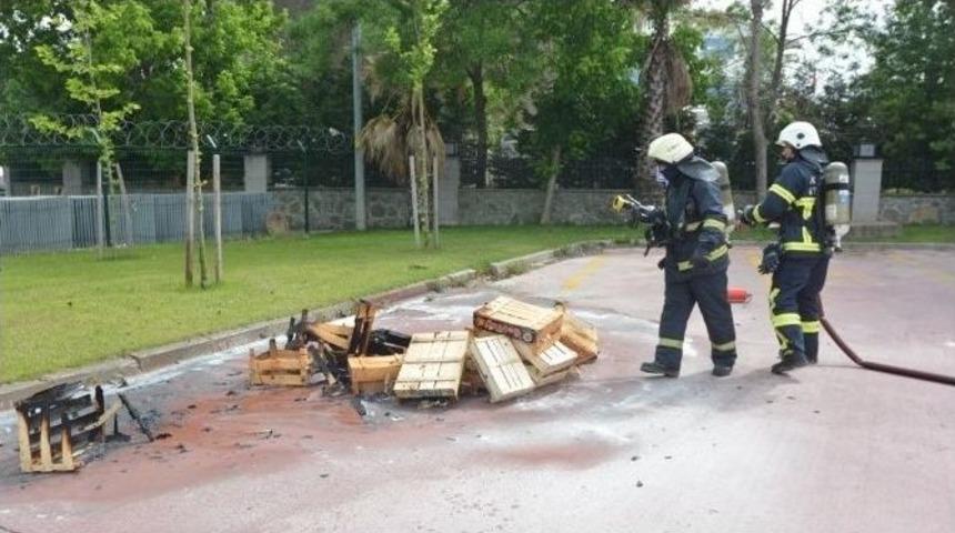 Fen İşleri’nden Yangın Tatbikatı